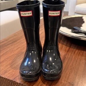 Hunter Black Women's Rain Boots